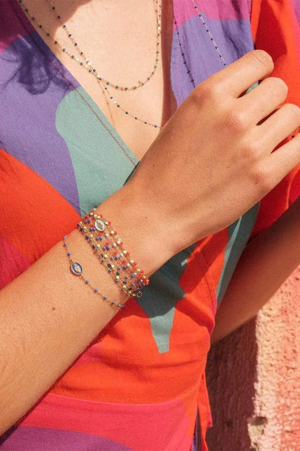 Classic Gigi Bracelet - 6.7in - Baby Blue