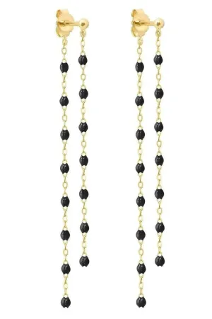 Classic Gigi Dangling Earrings - Black