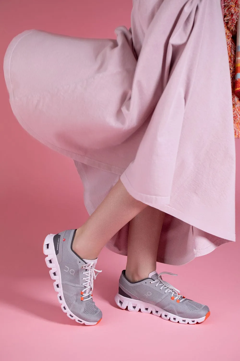 Cloud X Running Shoe - Alloy Lily