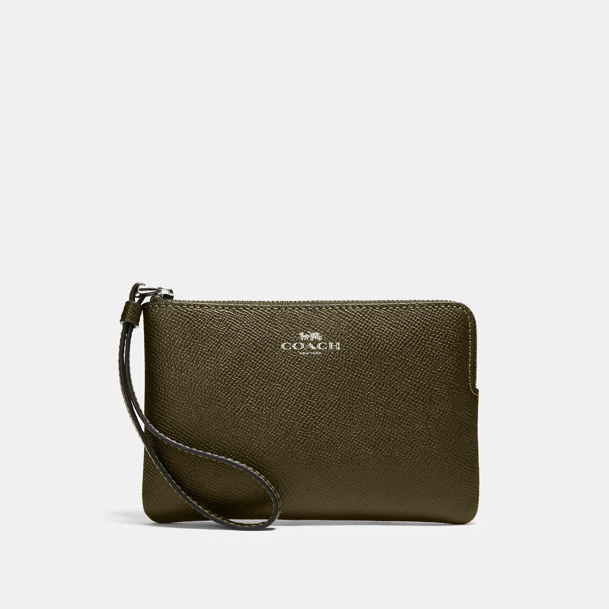 COACH Corner Zip Wristlet