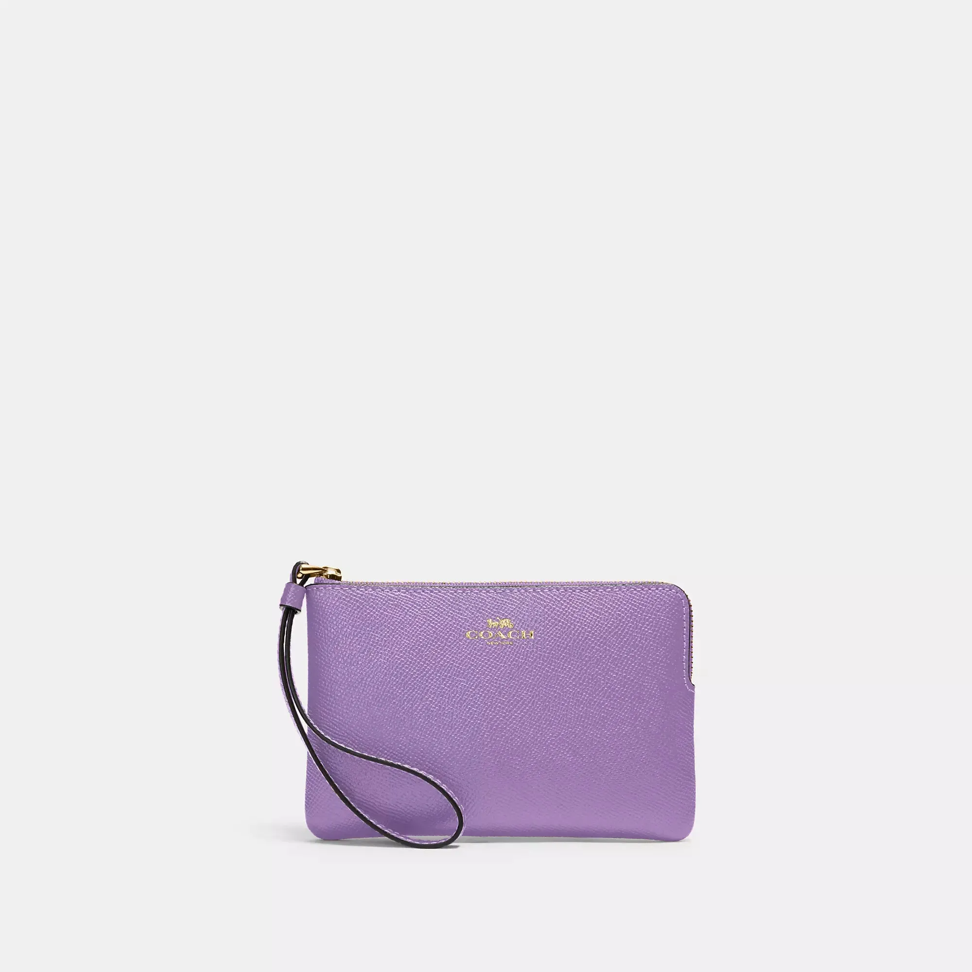 COACH Corner Zip Wristlet