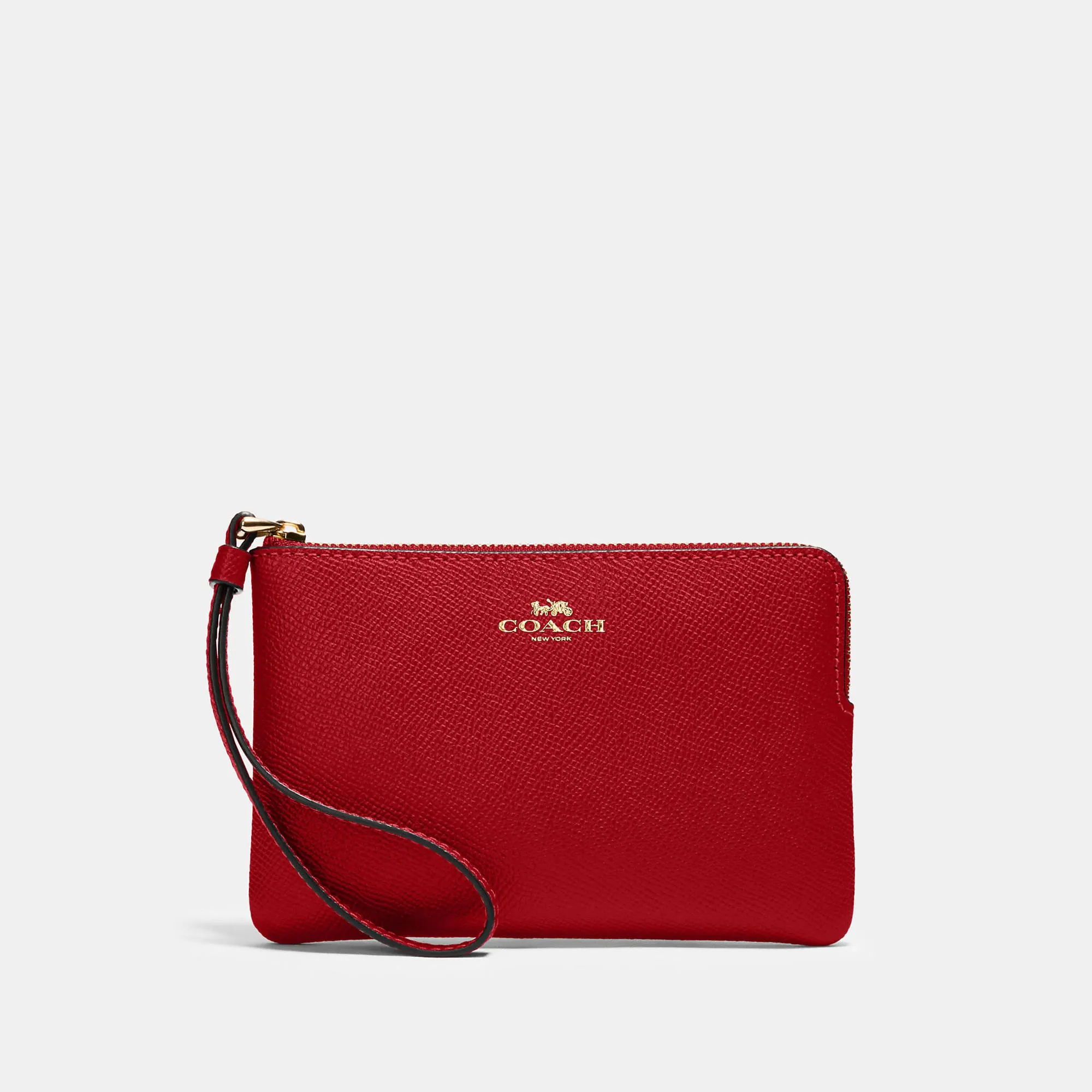 COACH Corner Zip Wristlet