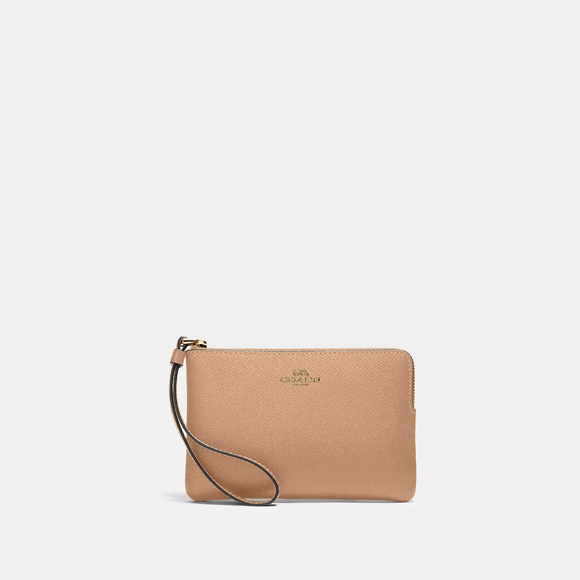 COACH Corner Zip Wristlet