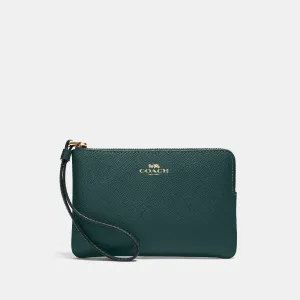 COACH Corner Zip Wristlet