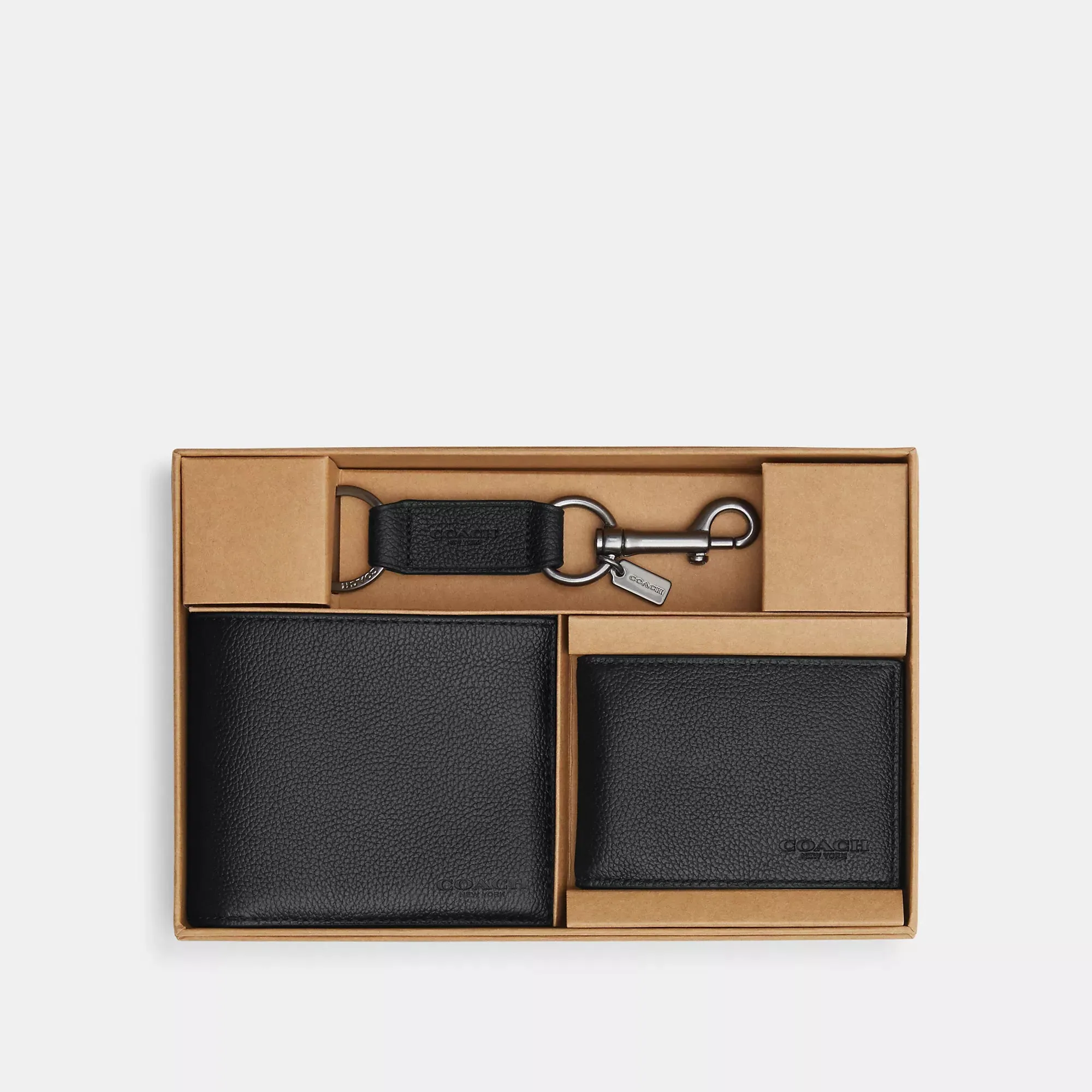 Coach Outlet Boxed 3 In 1 Wallet Gift Set
