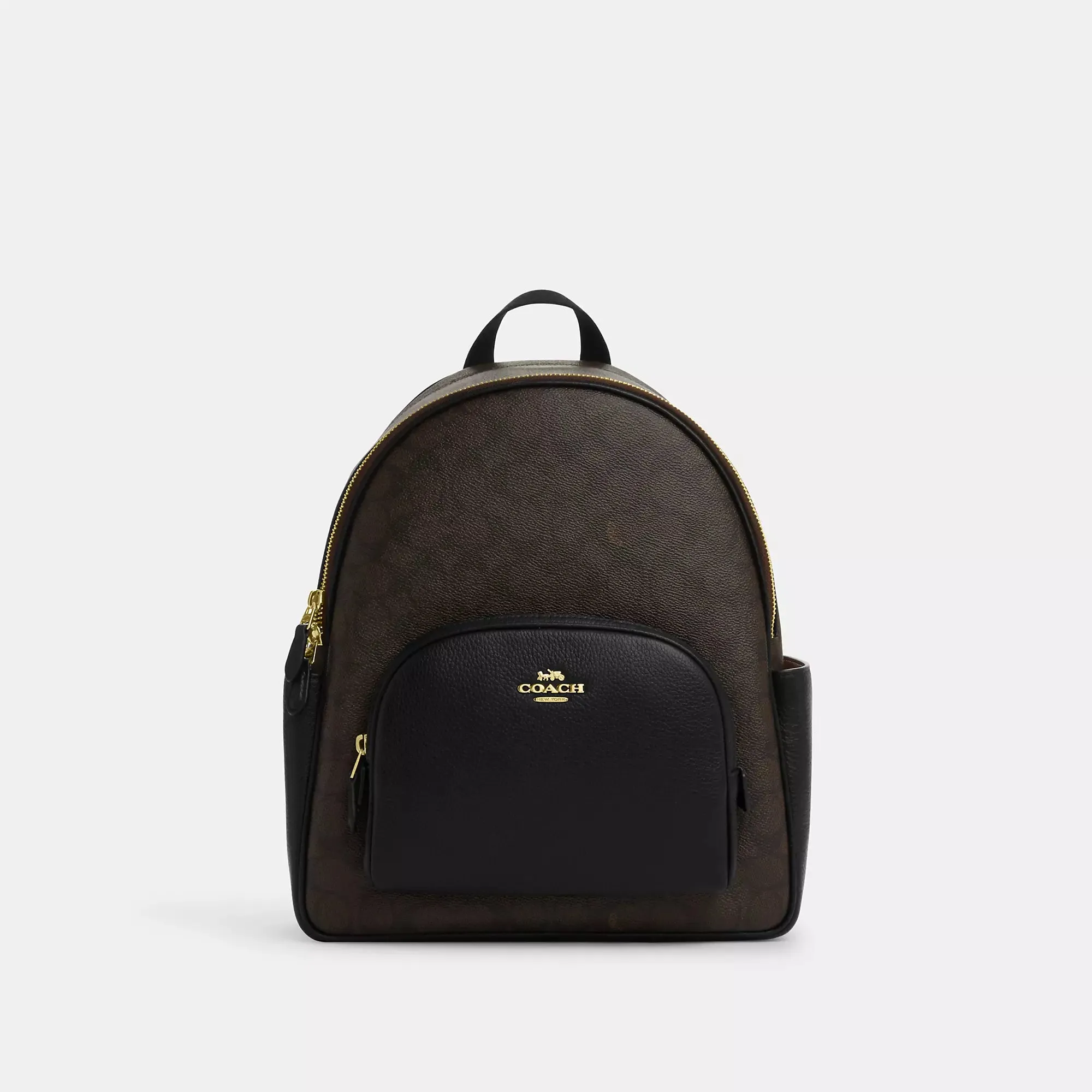Coach Outlet Court Backpack In Signature Canvas