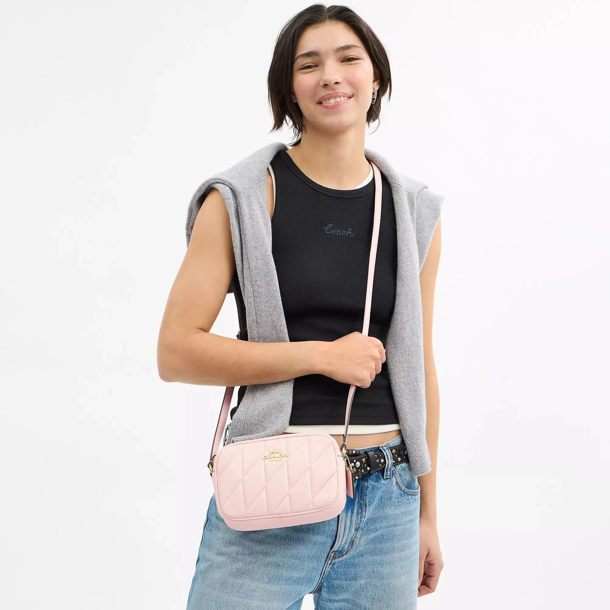 Coach Outlet Mini Jamie Camera Bag With Quilting