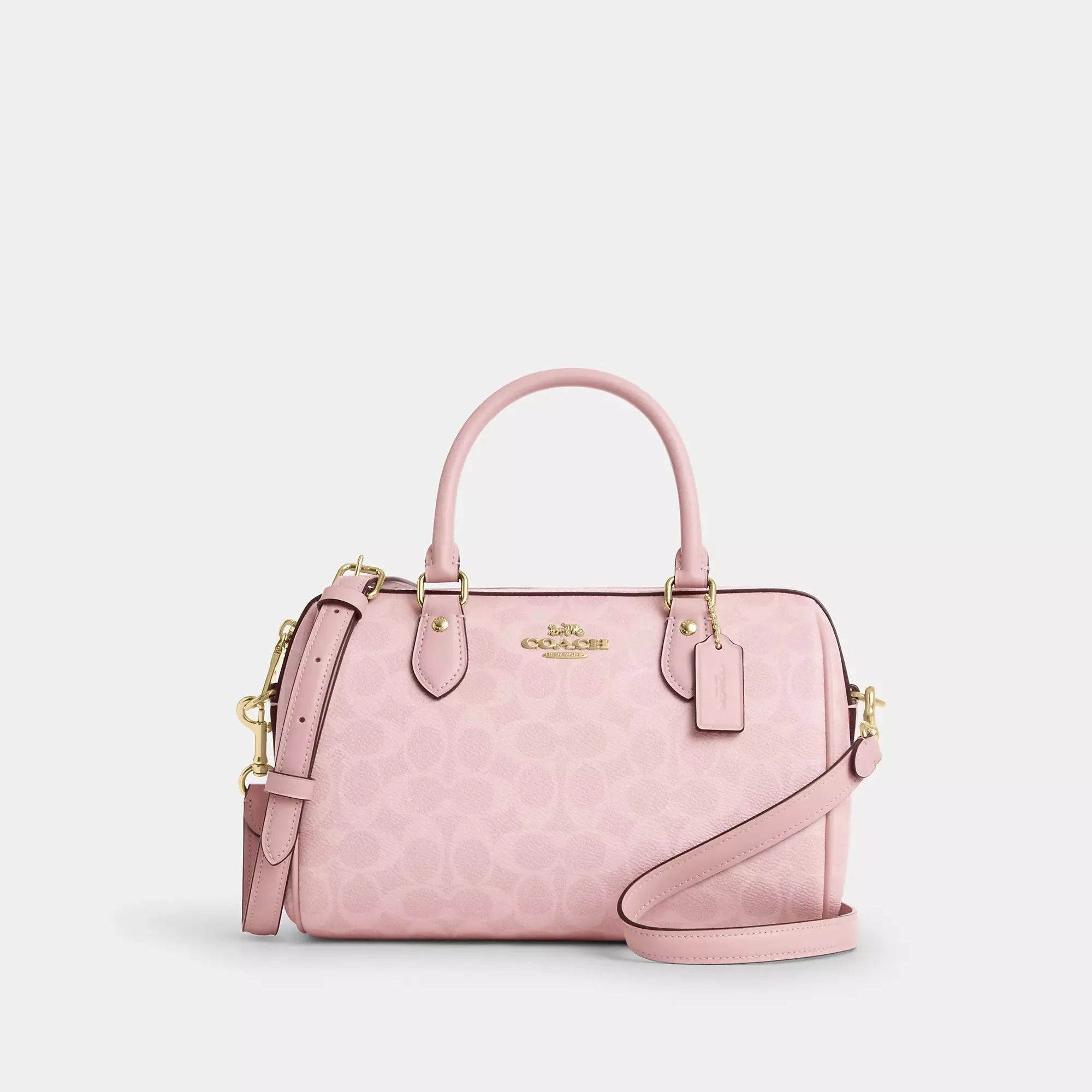 Coach Outlet Rowan Satchel Bag In Signature Canvas