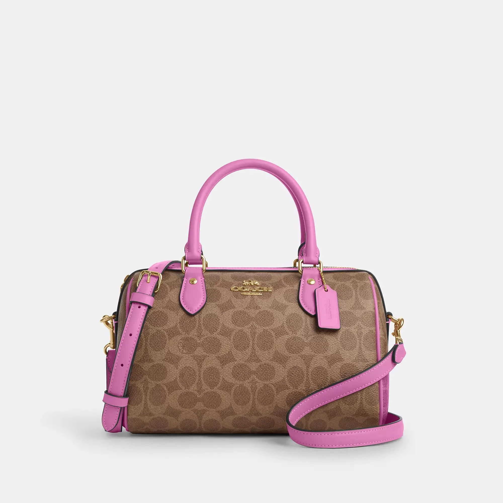 Coach Outlet Rowan Satchel Bag In Signature Canvas