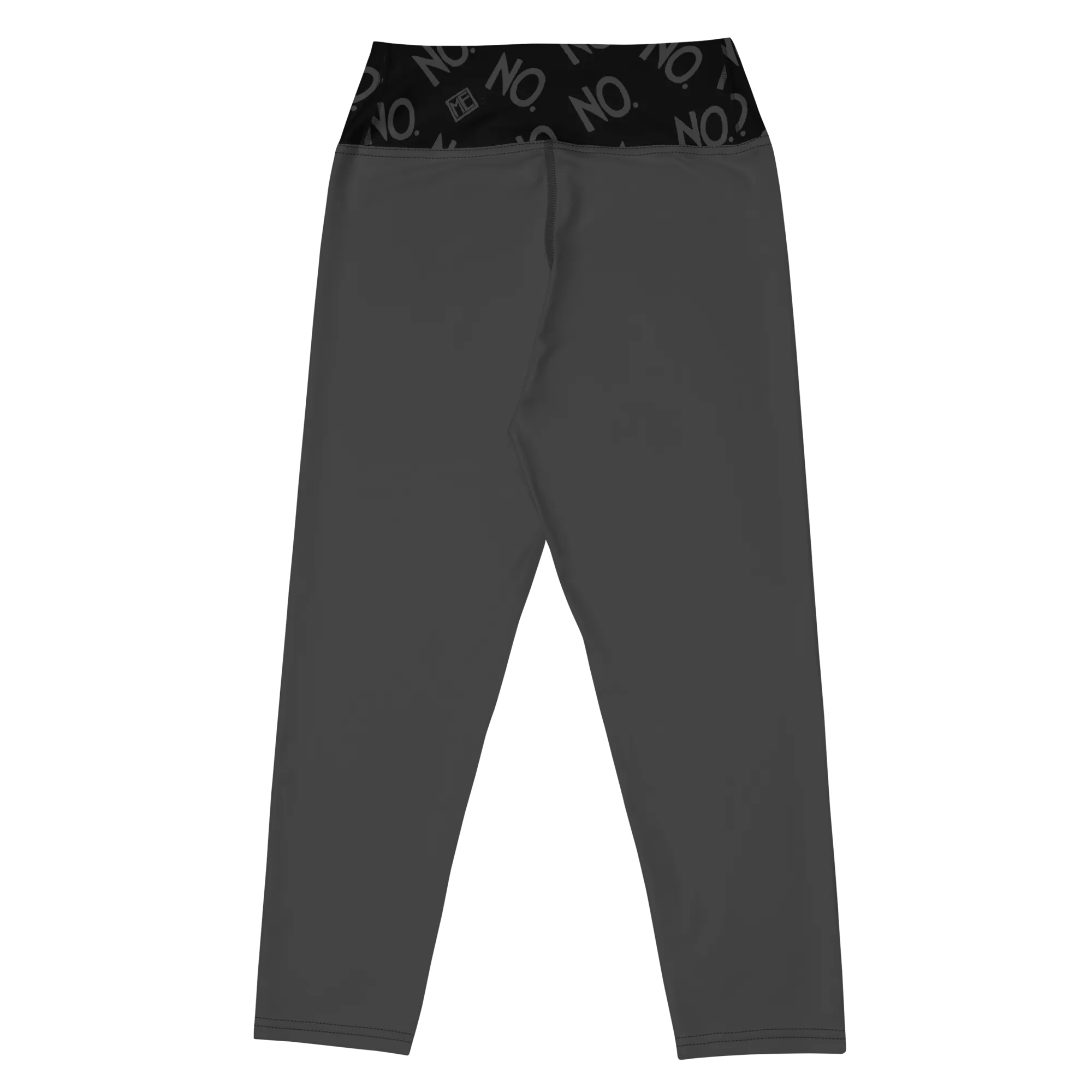 Complete Sentence NO Black Band Yoga Capri Leggings