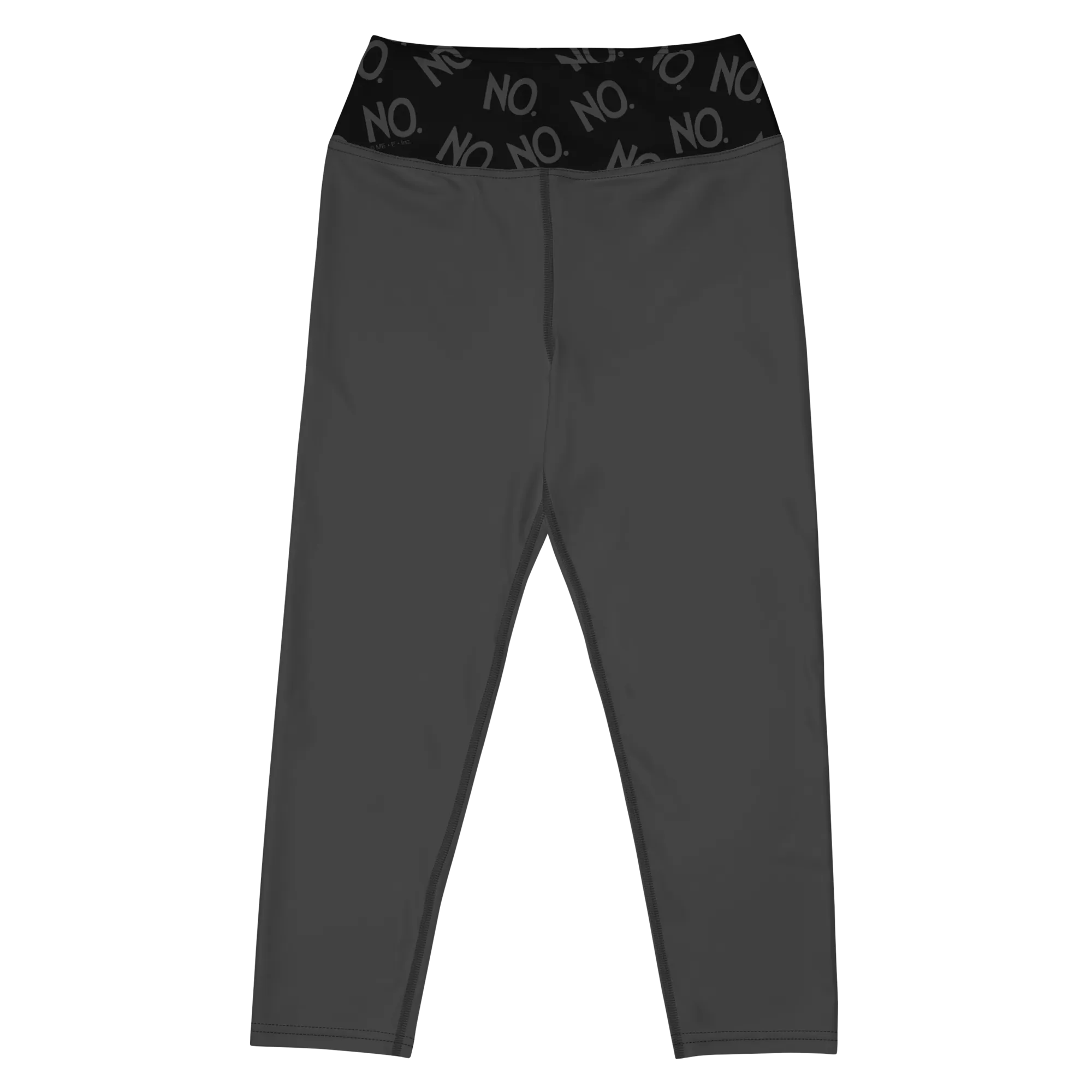 Complete Sentence NO Black Band Yoga Capri Leggings