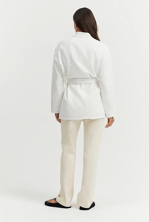 COUNTRY ROAD - Heavy cotton wrap jacket! 8-10
