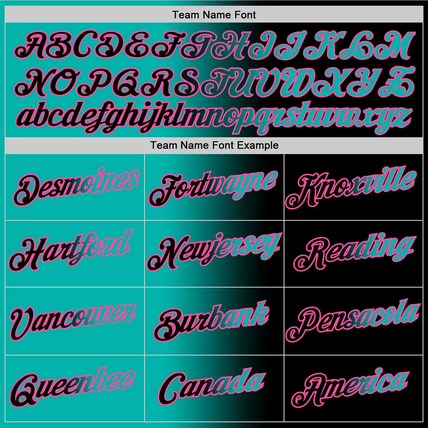 Custom Black Aqua-Pink Gradient Fashion Performance T-Shirt