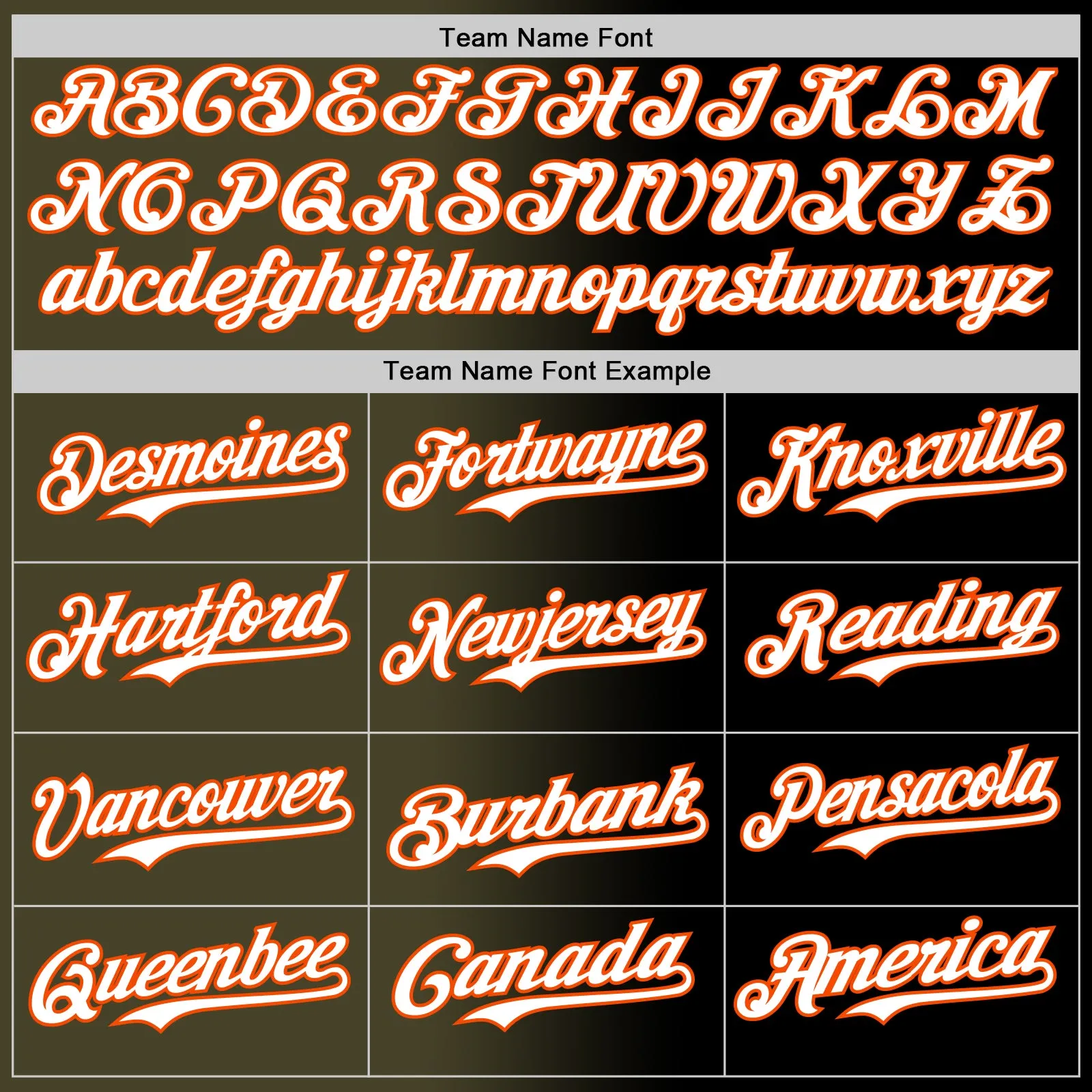 Custom Black White Olive-Orange Authentic Gradient Fashion Baseball Jersey