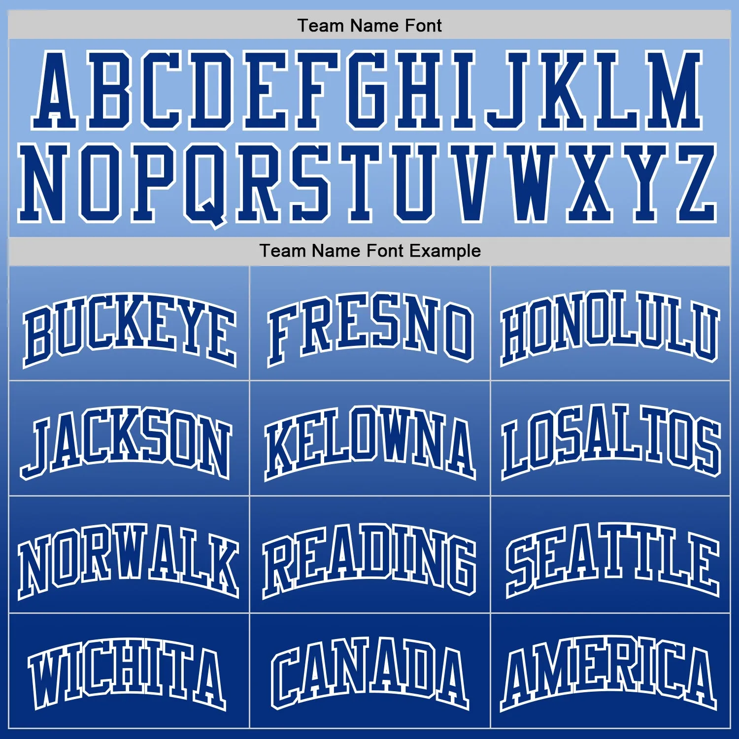 Custom Light Blue Royal-White Fade Fashion Round Neck Sublimation Basketball Suit Jersey