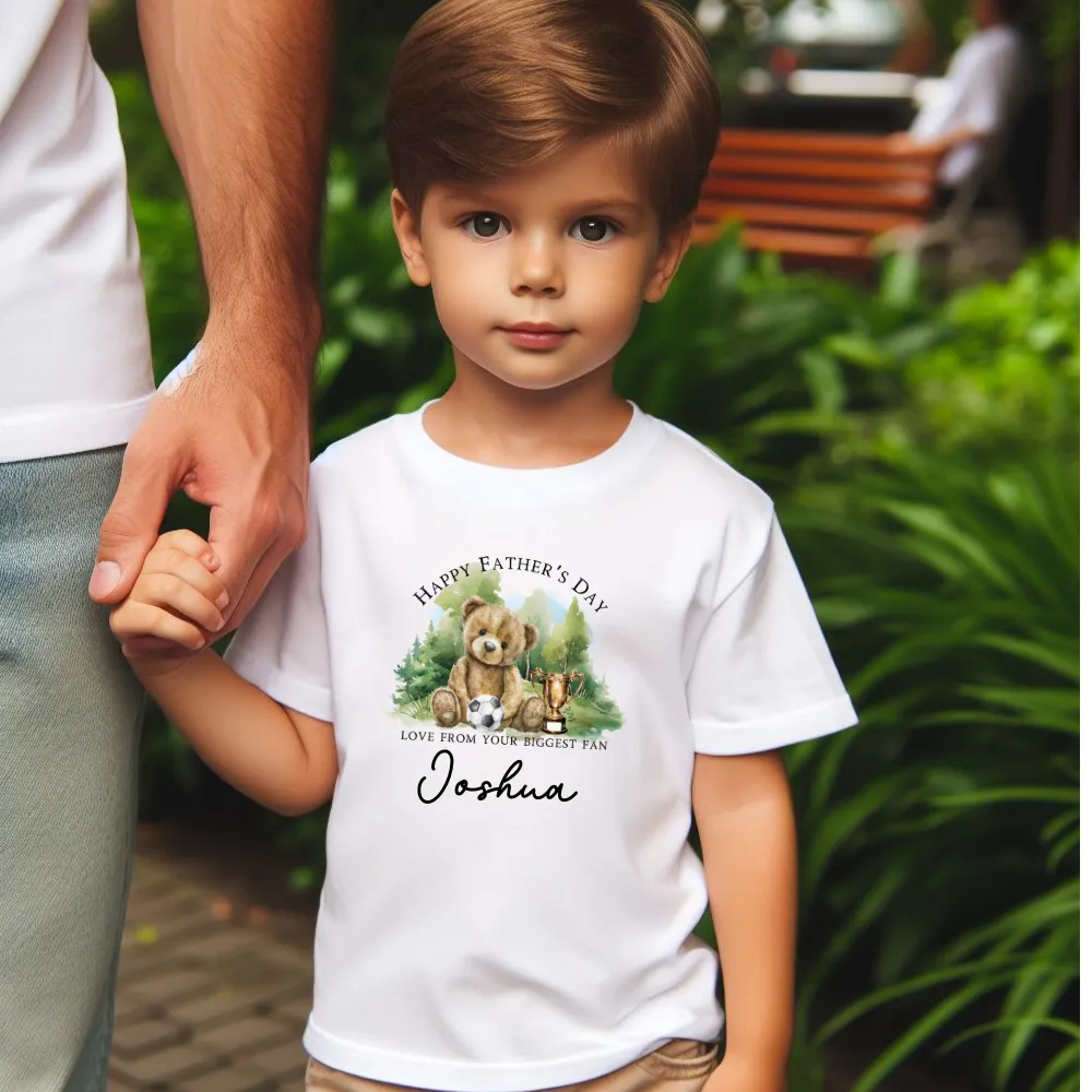 Daddy's Biggest Fan Personalised T-Shirt