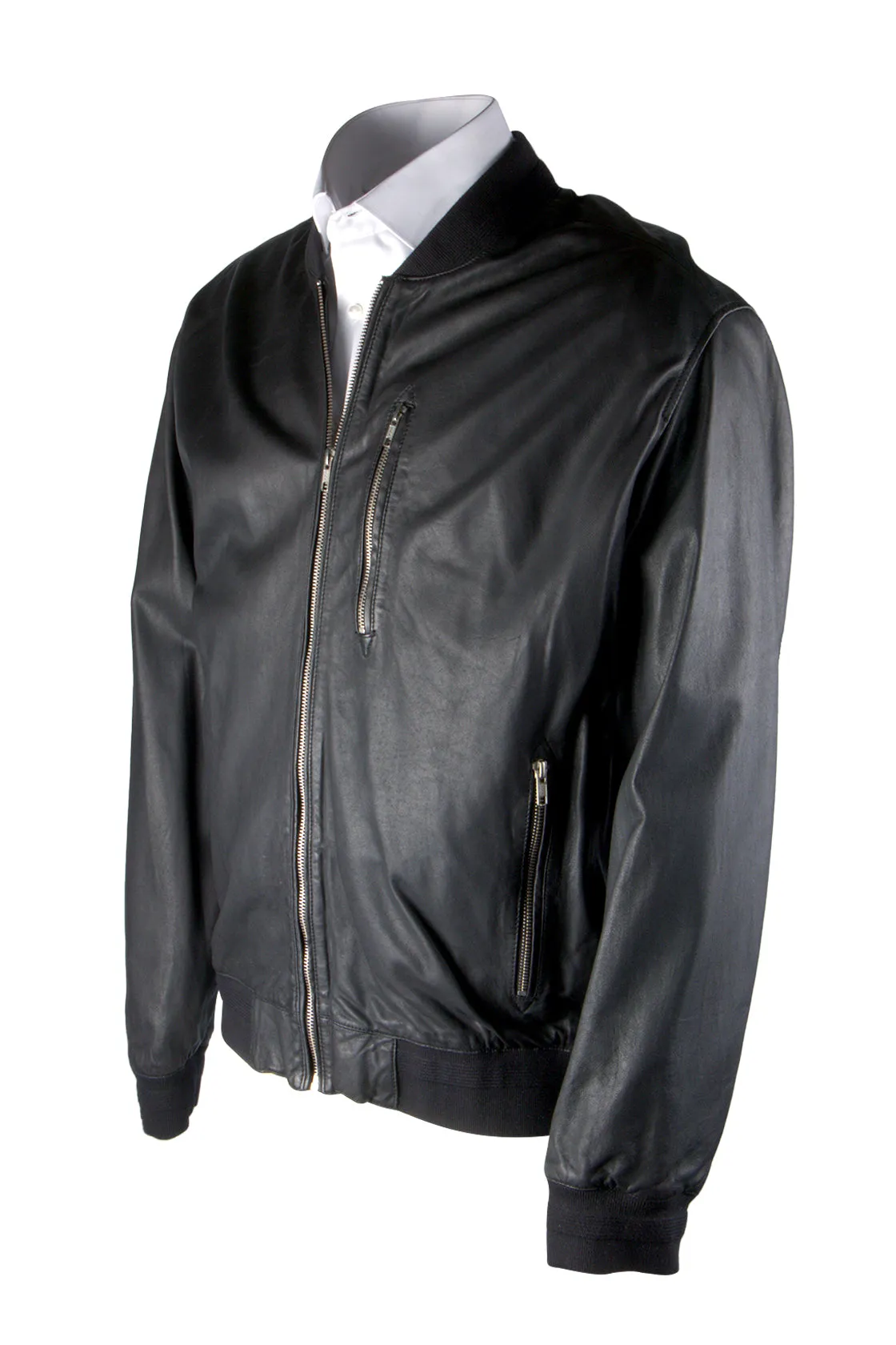 Daniel Hechter Ranchero Black Leather Jacket