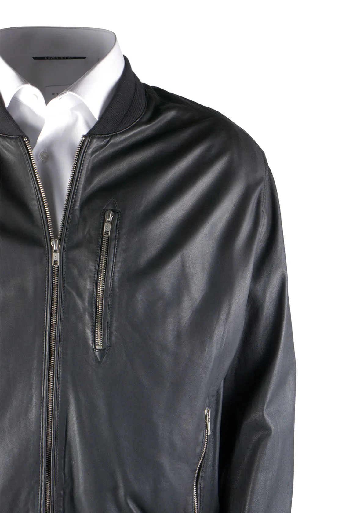 Daniel Hechter Ranchero Black Leather Jacket