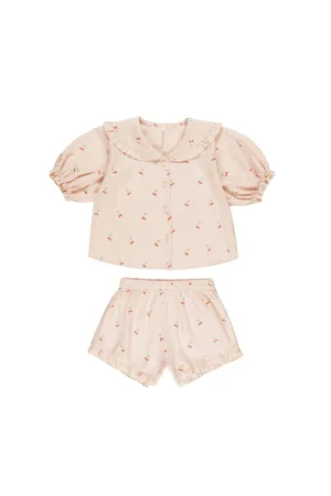 Delilah Pajama Set (Cherries)