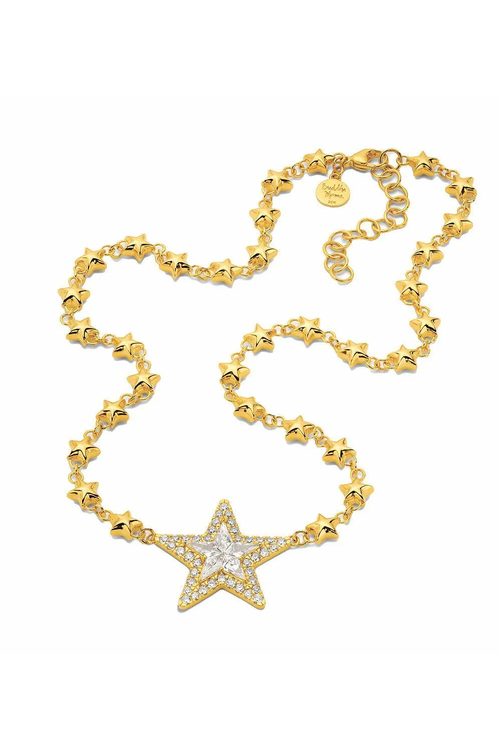 Diamond Mini Kite Star Necklace