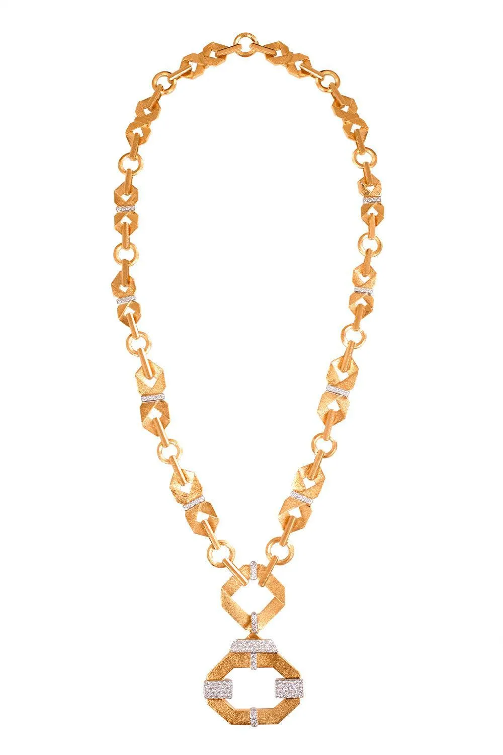 Diamond Origami Necklace