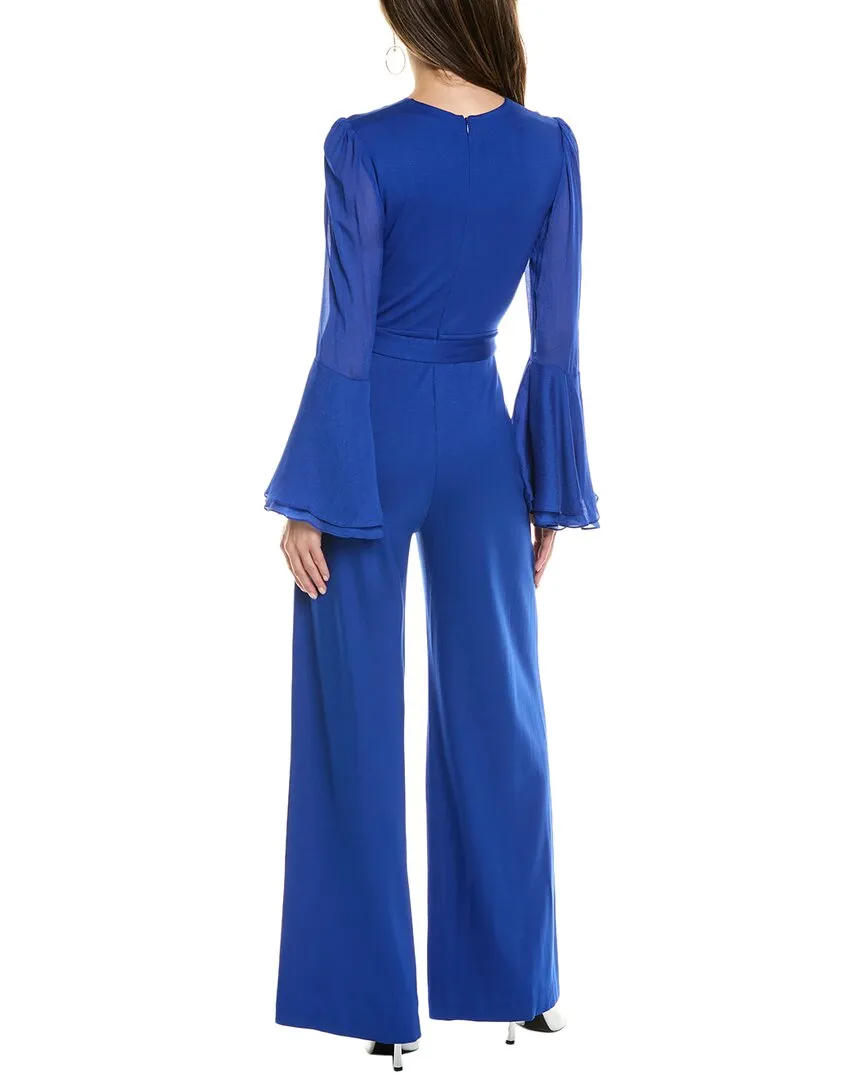 Diane von Furstenberg Shing Silk-Blend Jumpsuit