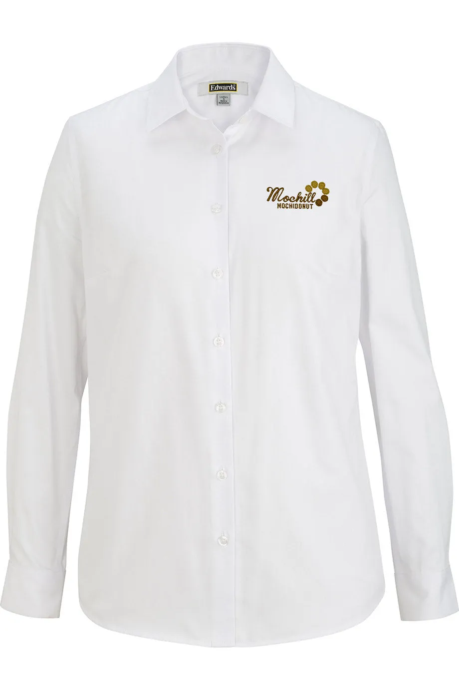 Edwards Ladies Oxford Wrinkle Free Shirt