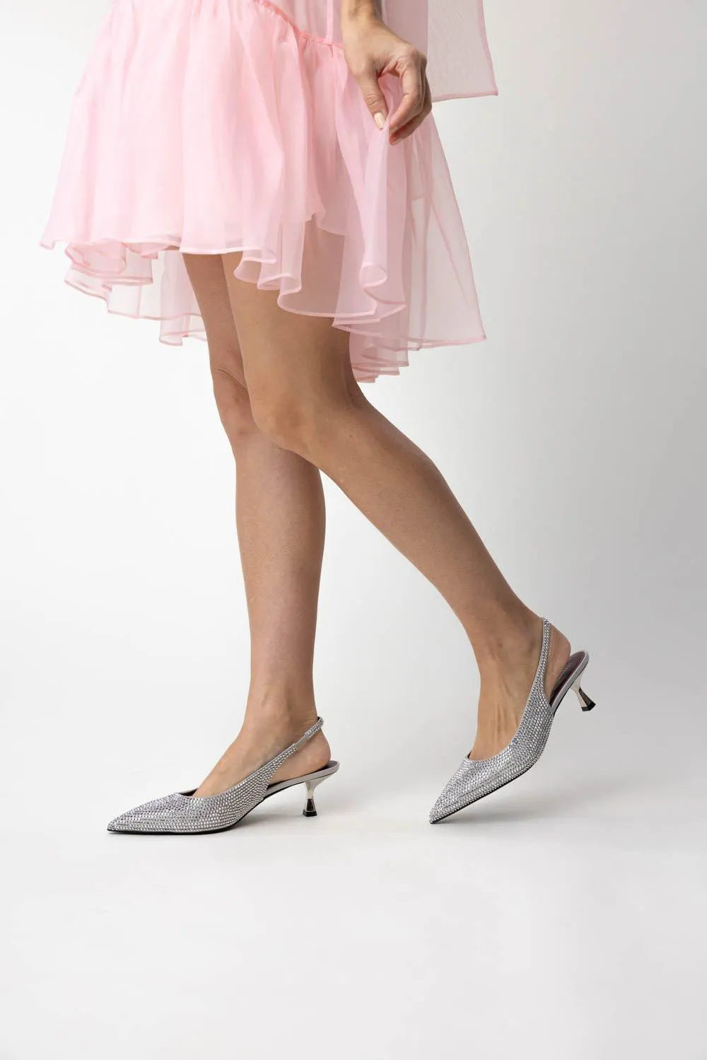 Elsa Crystal Slingbacks