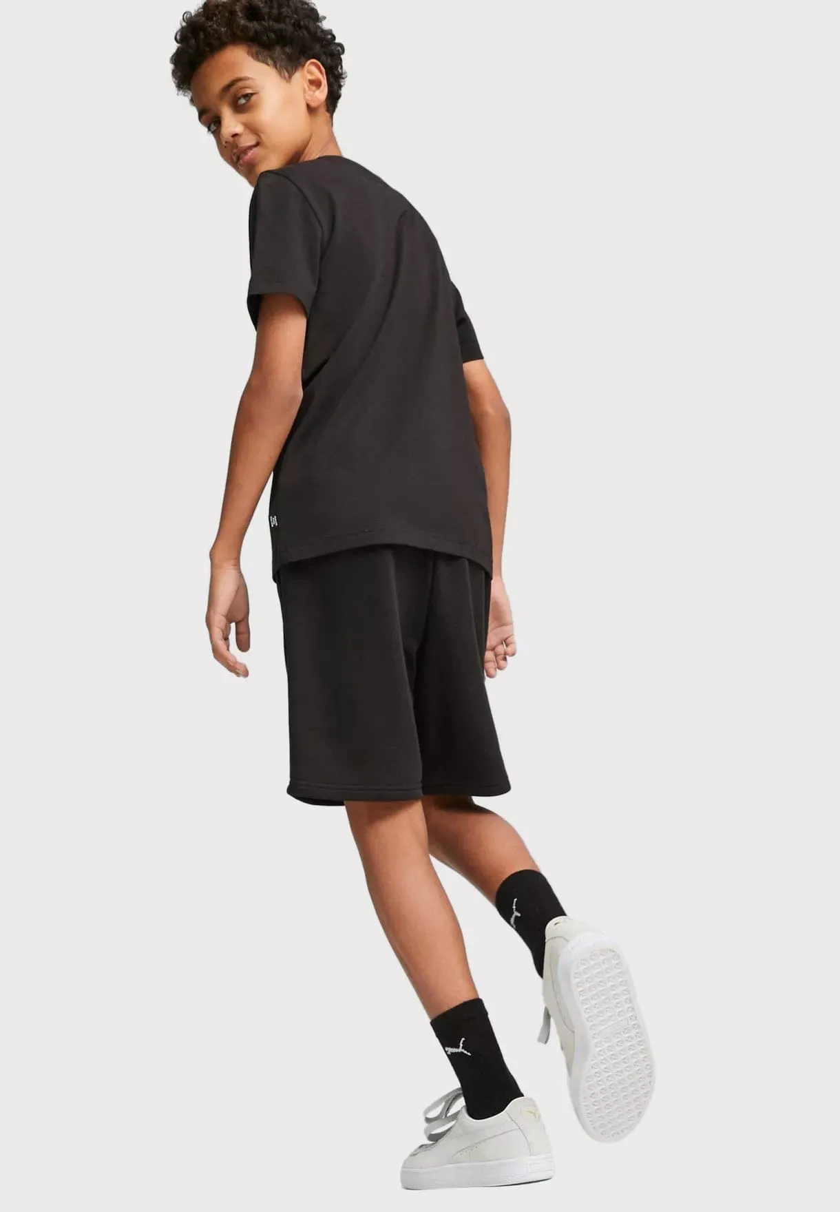 ESS  2 Col Shorts TR B PUMA Black-mustar