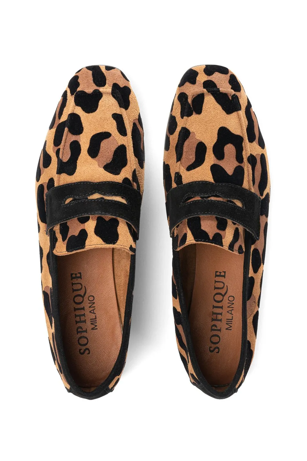 Essenziale Suede Loafer - Leopard