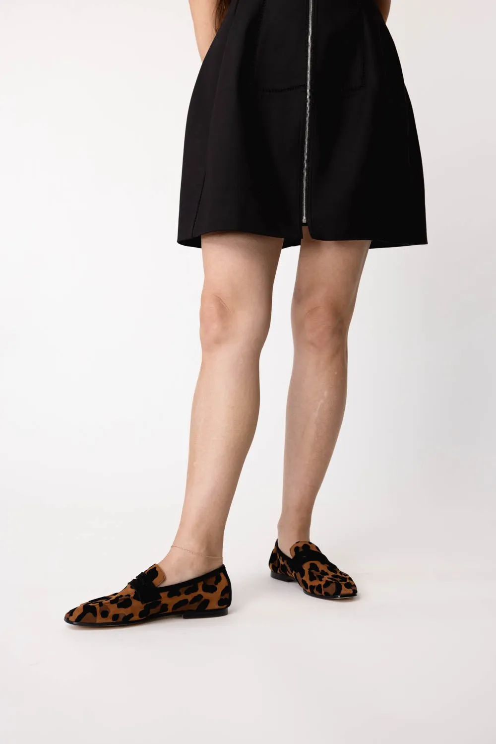 Essenziale Suede Loafer - Leopard