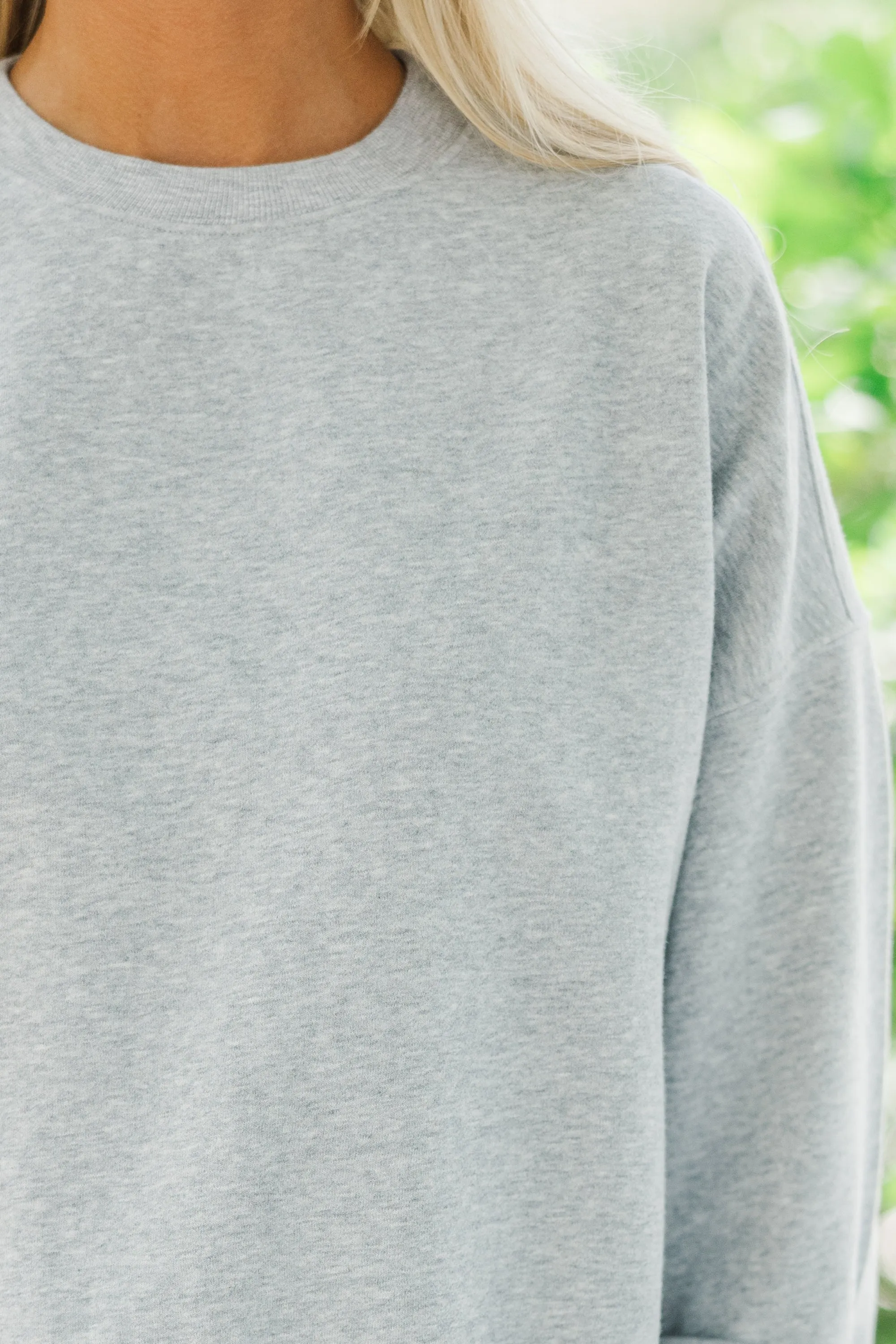 Everyday Everyway Heather Gray Sweatshirt
