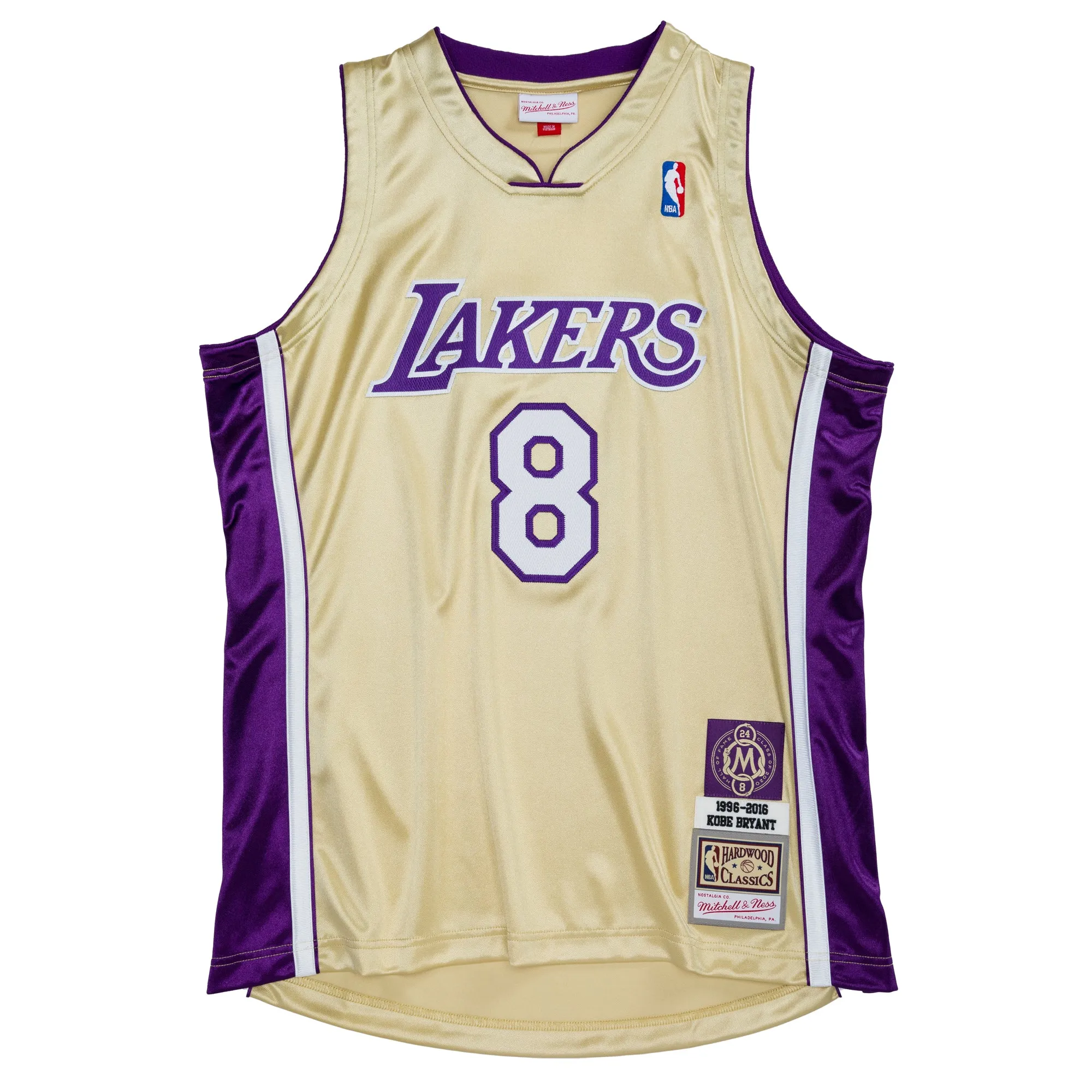 Exclusive Los Angeles Lakers Kobe Bryant Hall of Fame #8 Authentic Jersey