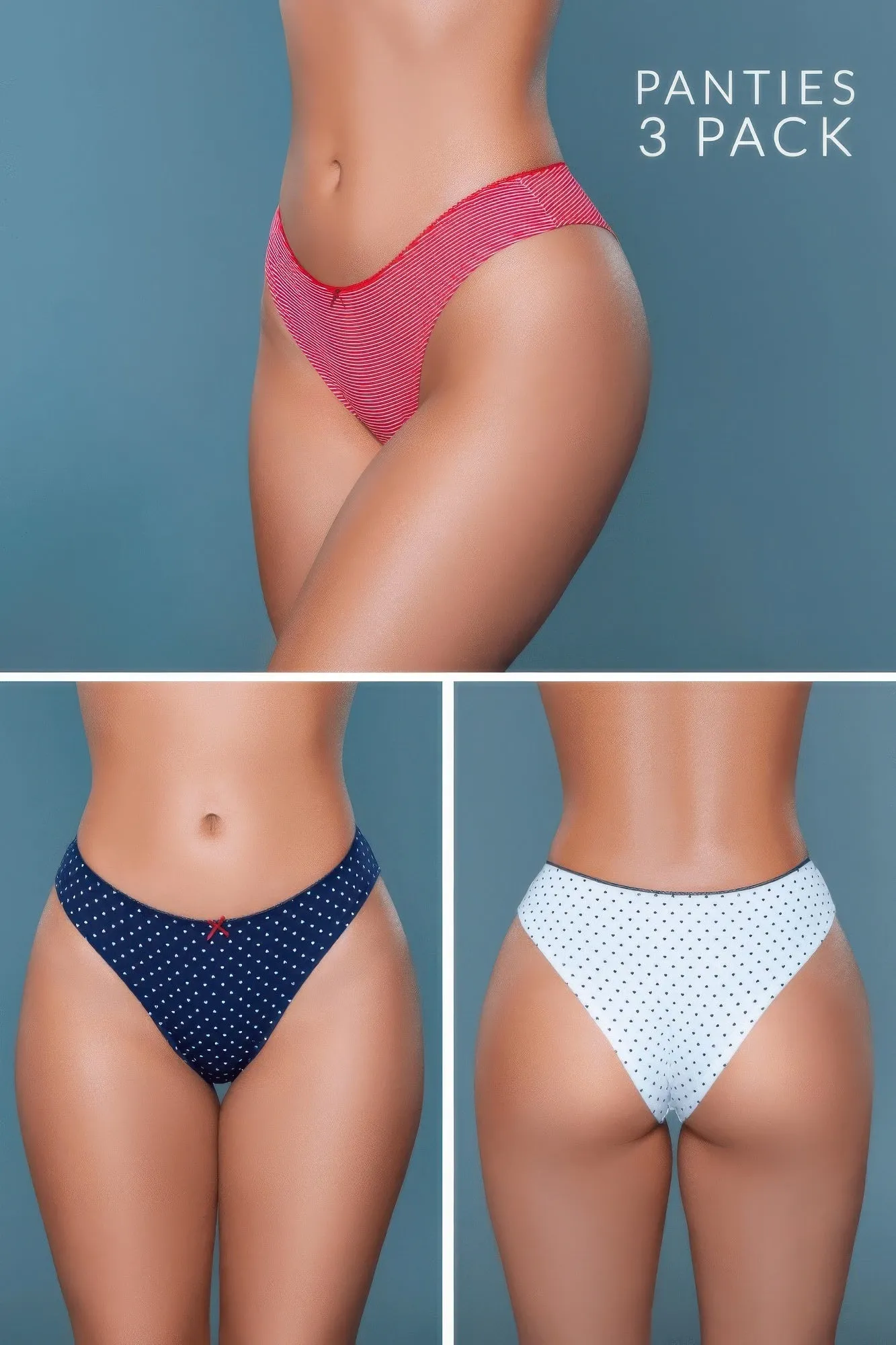FASHNZFAB Talia Brief 3 Pack