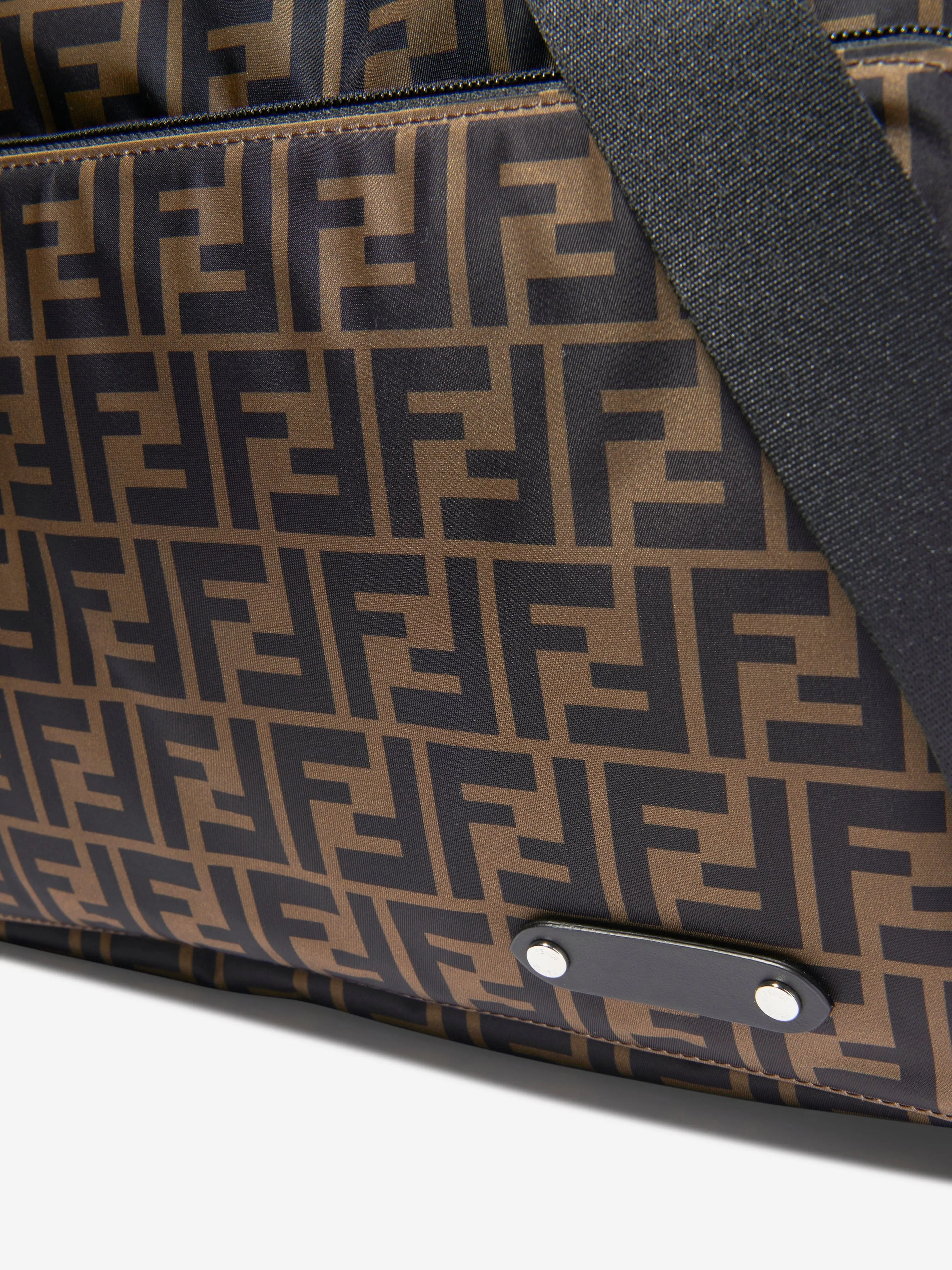 Fendi Baby FF Logo Changing Bag in Brown (40cm)