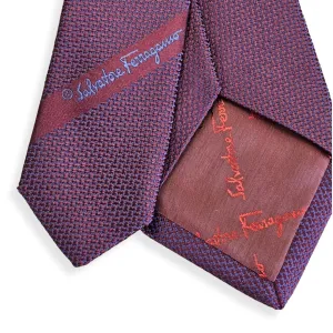 Ferragamo 3-Zero Tie Blue