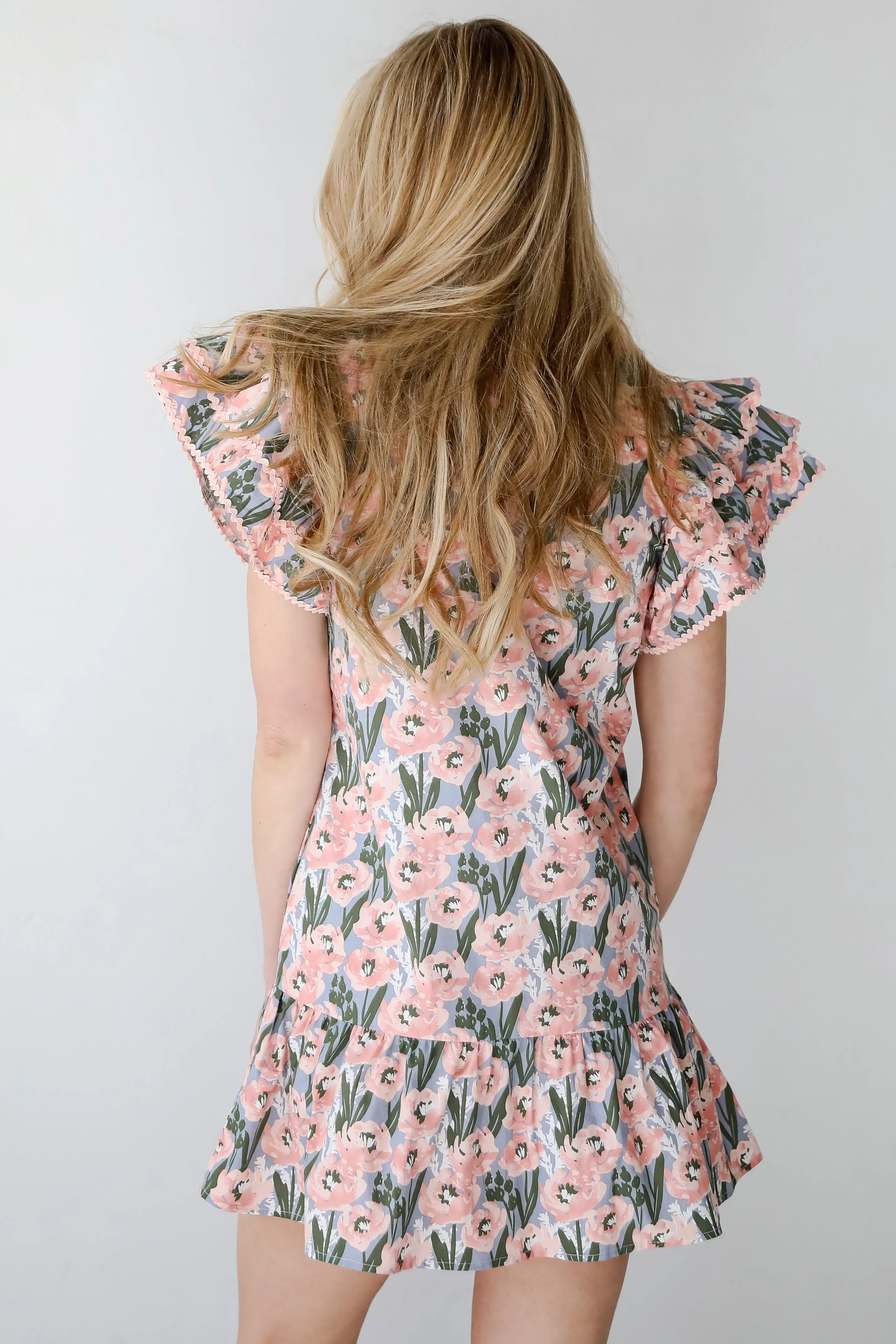 FINAL SALE - Playfully Posh Floral Mini Dress