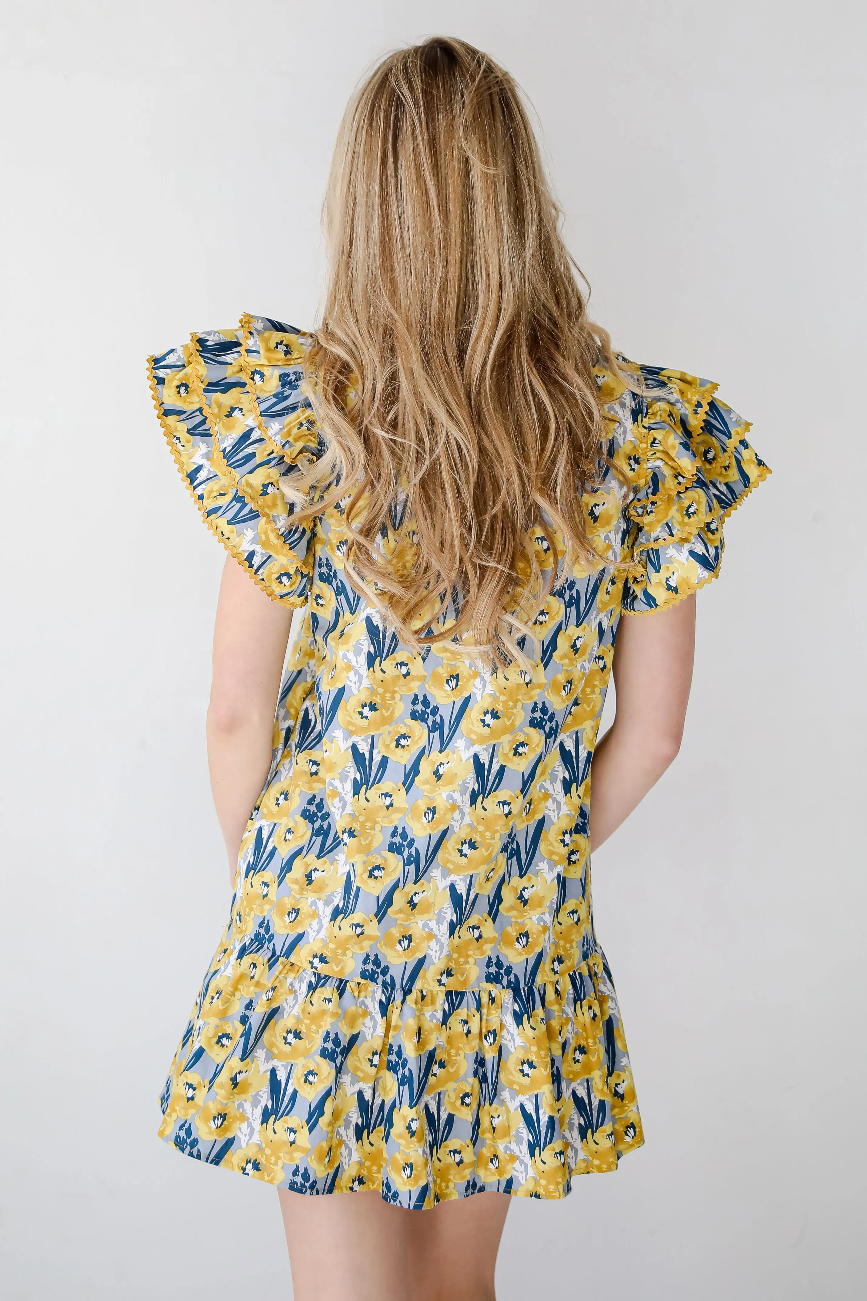 FINAL SALE - Playfully Posh Floral Mini Dress