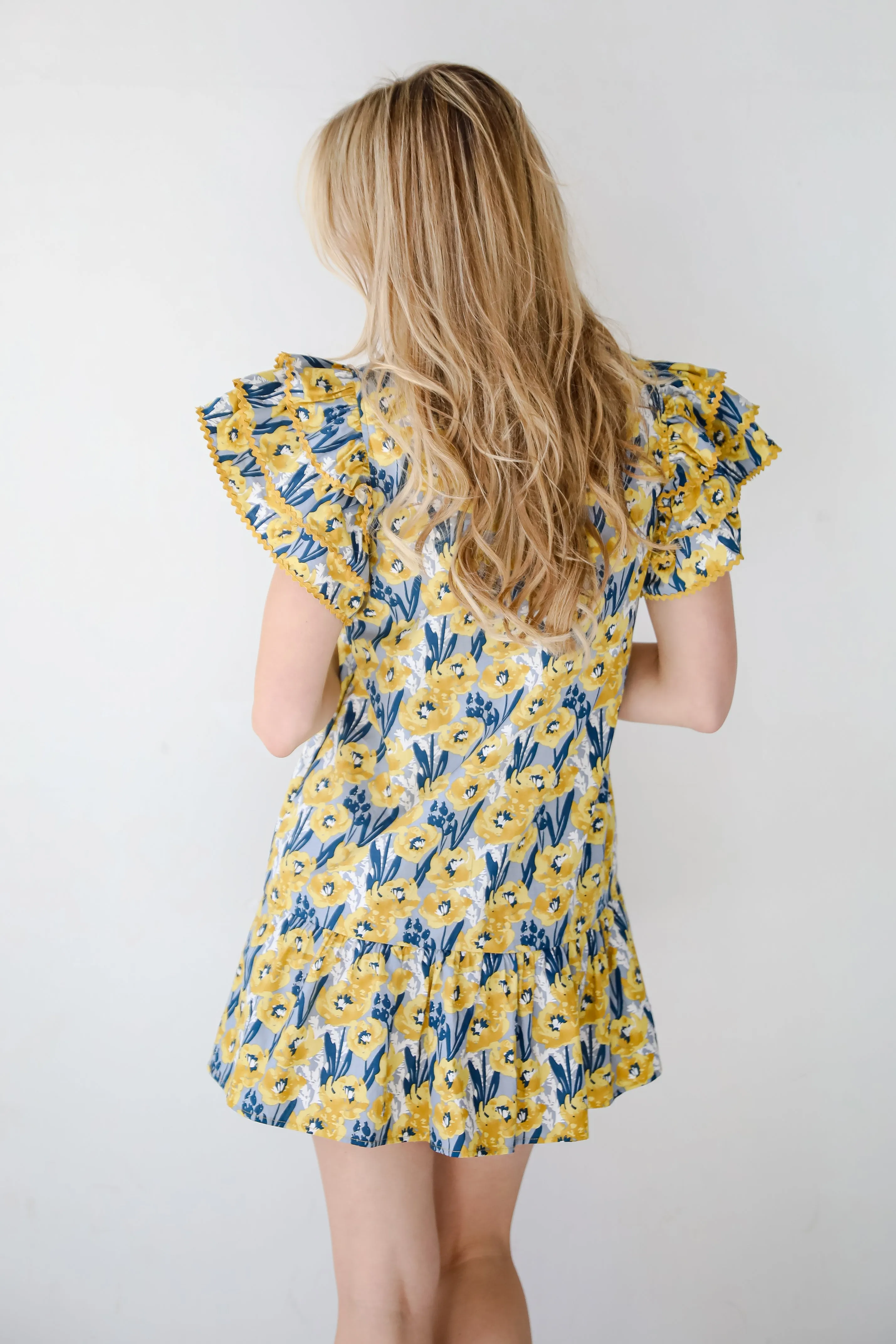 FINAL SALE - Playfully Posh Floral Mini Dress