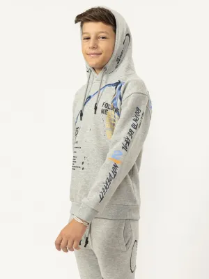 FOLLOW ME HOODIE SET TOP