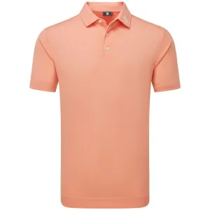 FootJoy Stretch Pique Solid Polo Shirt - Papaya