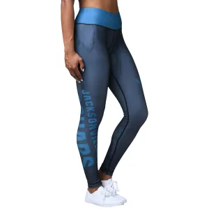 Forever Collectibles NFL Women's Jacksonville Jaguars Marble Wordmark Leggings