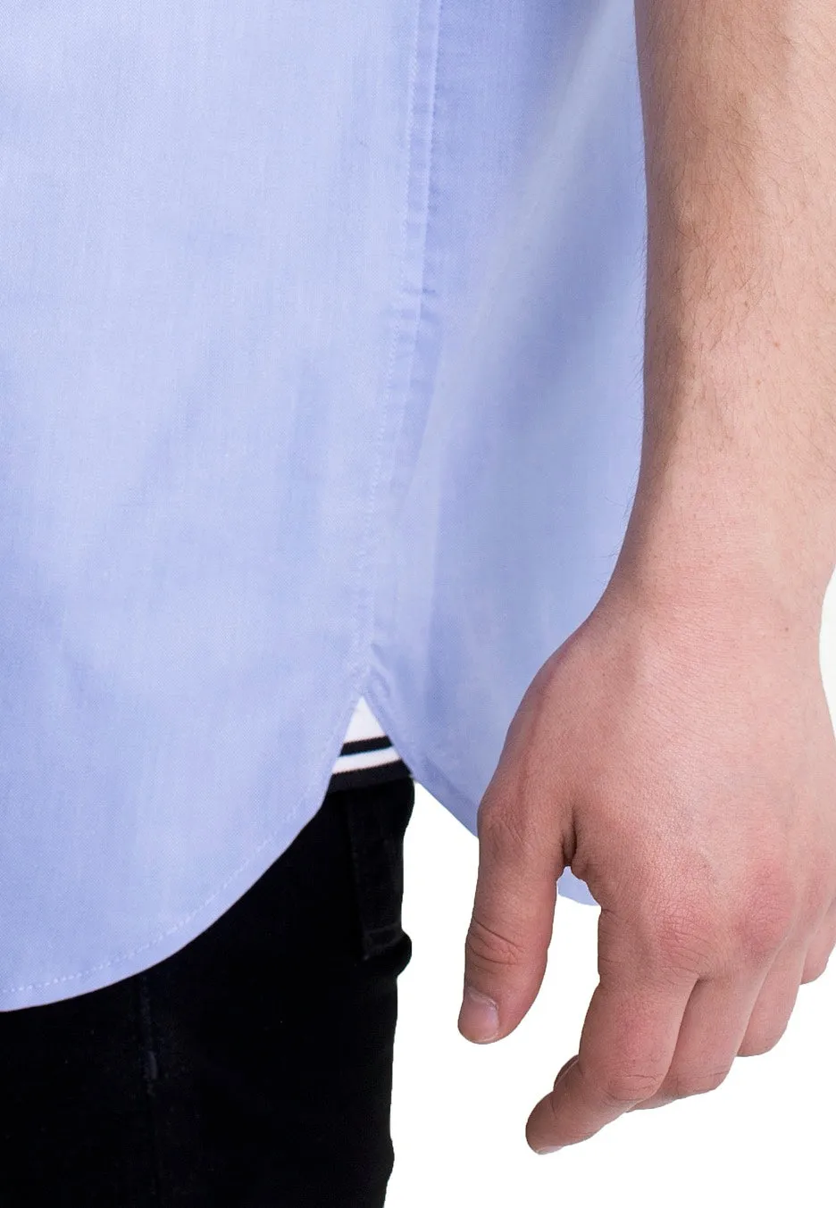 Fred Perry - Oxford Light Smoke - Shirt