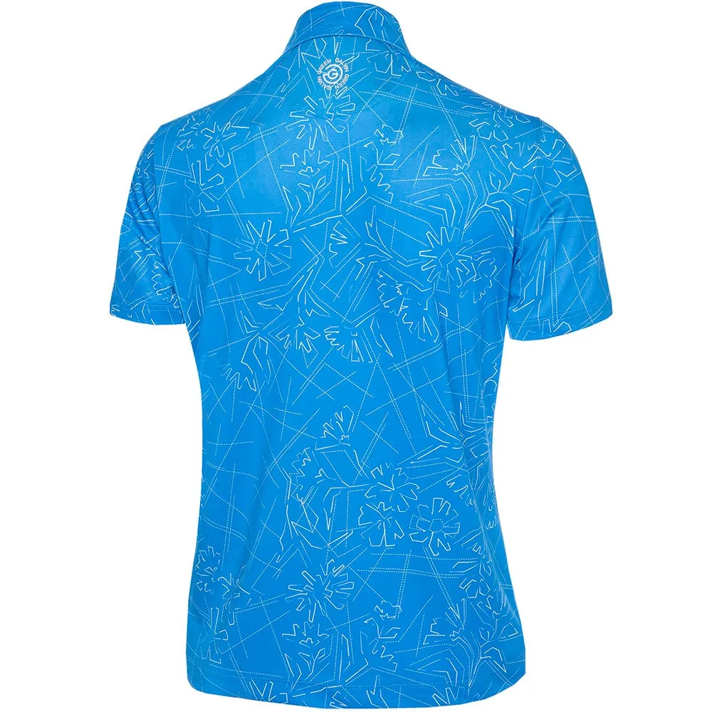 Galvin Green Maverick V8  Polo Shirt - Blue/White