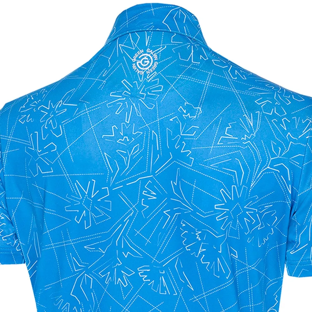 Galvin Green Maverick V8  Polo Shirt - Blue/White