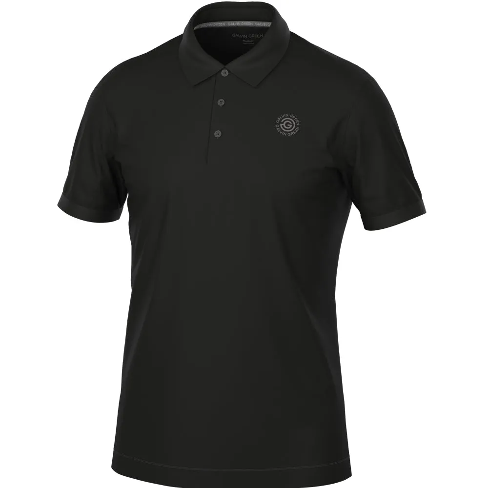Galvin Green Maximilian Polo Shirt - Black
