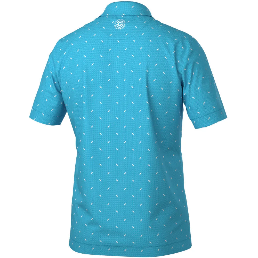 Galvin Green Miklos Polo Shirt - Aqua