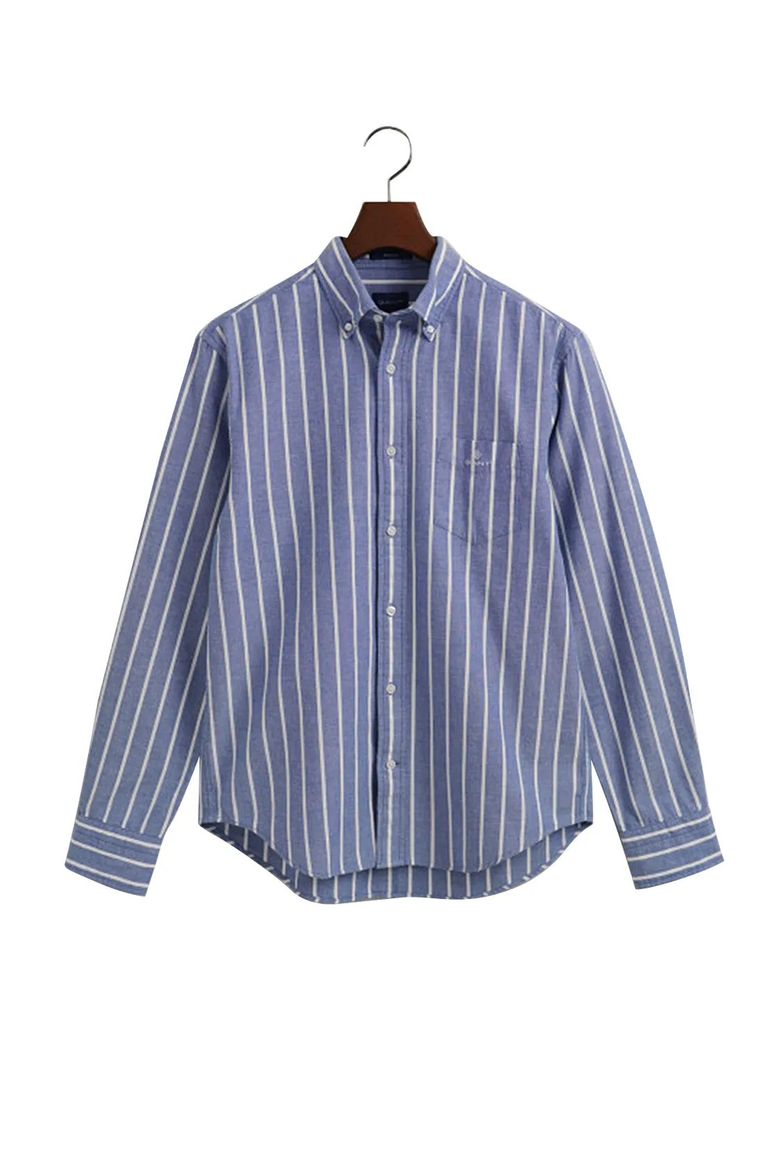 Gant D1 Reg Oxford Wide Stripe Shirt College Blue