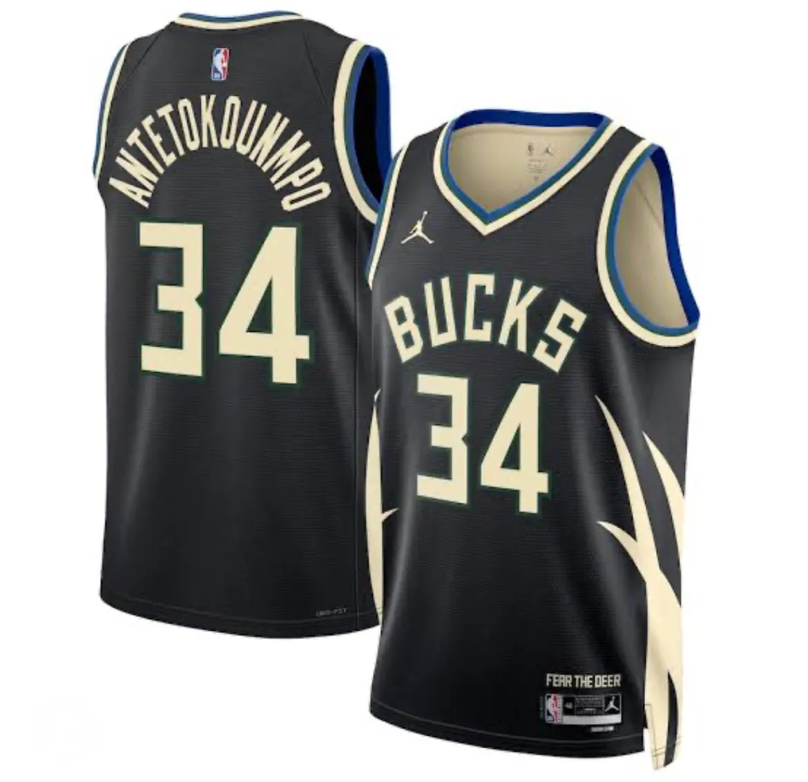 Giannis Antetokounmpo Milwaukee Bucks Statement Edition NBA Jersey-Adult
