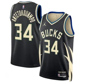 Giannis Antetokounmpo Milwaukee Bucks Statement Edition NBA Jersey-Adult